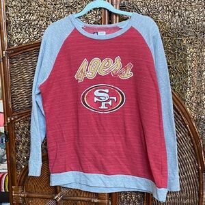 NFL 49ers Kids Sweatshirt - Red and Gray